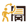 garage replacement icon